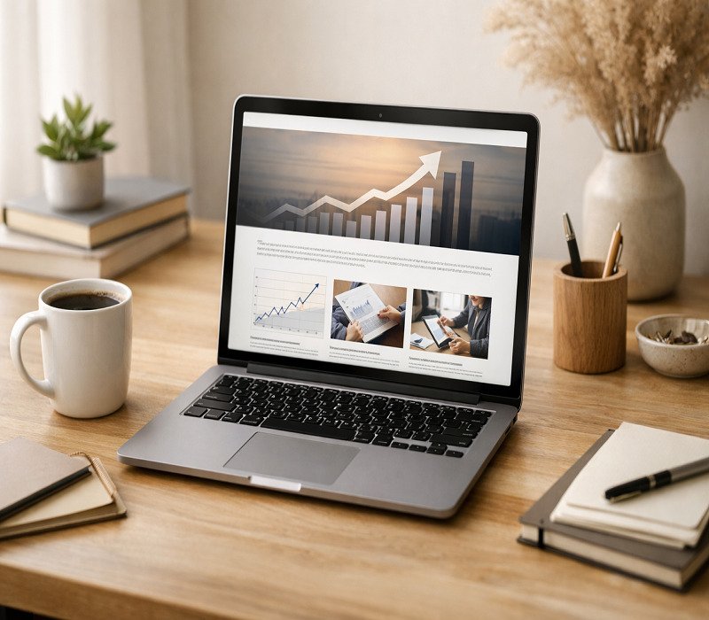 BetterThisWorld Business platform overview on laptop Title: BetterThisWorld Business